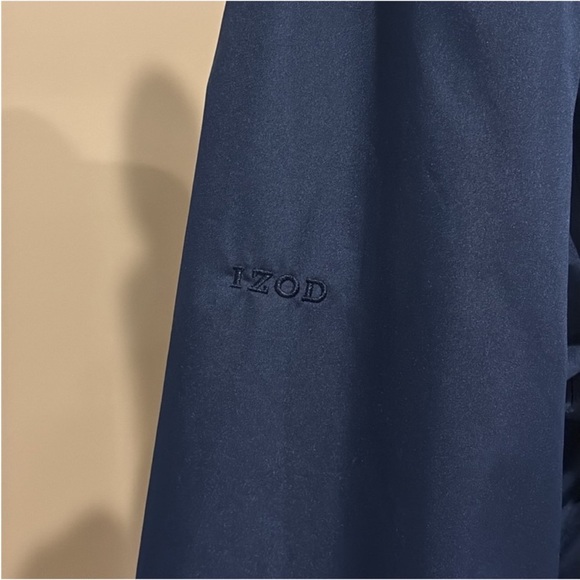 **IZOD Jacket Zip Closure Drawstring Waist Versatile Lightweight Front Pockets L - Picture 9 of 13